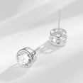 thumbnail image 2 of WILLBEST Aretes Pequeños Para Mujer 1 Pendientes De Oro Para Mujer Con Incrustaciones De Circonitas Redondas Chapadas En Oro, Joyería Unisex De Plata, 2 of 4