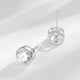 thumbnail image 3 of WILLBEST Aretes Pequeños Para Mujer 1 Pendientes De Oro Para Mujer Con Incrustaciones De Circonitas Redondas Chapadas En Oro, Joyería Unisex De Plata, 3 of 4