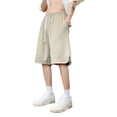 thumbnail image 4 of LiuXxxx Casual Summer Shorts Athletic Breathable Workout Gym Basketball Beach Comfortable Elastic Waist Army Green XL, 4 of 4