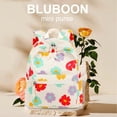 thumbnail image 4 of Mochila Bluboon Mini para niñas pequeñas con estampado floral de pana, 4 of 9