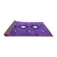 thumbnail image 2 of Ahgly Company Indoor Square Abstract Purple Contemporary Area Rugs, 3' Square, 2 of 4