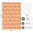 thumbnail image 2 of 2 Pcs Funny Kitchen Towels,Orange Christmas Gingerbread Man Pattern Microfiber Dish Towels,Kitchen Tea Towels,Kitchen Towel Set (18" X 26"), 2 of 7