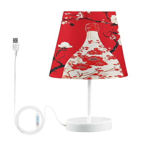 BZSMCE Table Lamp Creative Design Bottle Pattern Simple Pattern Night Light