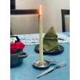 thumbnail image 5 of Vibhsa Taper Candlestick Holder Dish (Silver Rustic, Aluminum), 5 of 9