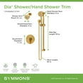 thumbnail image 7 of Symmons S3598b15trm Dia Hydromersion Pressure Balanced Shower System - Chrome, 7 of 7