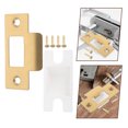 thumbnail image 2 of Golden Metal Door Strike Plate for Smooth Locking with Included Screws and Buckle Box 1 Set, 2 of 8