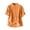 Orange, variant on hotojiny Cotton Linen Shirts for Women Short Sleeve Button Loose Fit Blouses Cute Beach Vacation Casual Tunic Tops