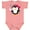 Mauve, variant on Inktastic Penguin Girl Snowflakes Girls Baby Bodysuit