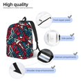 thumbnail image 3 of Honeii Geometric Elements Print Canvas Backpack for School & Outdoor,Laptop Excursion Backpack,Notebook School Bookbag For Men Women,for Work, Travel, and Everyday Use-Small, 3 of 5