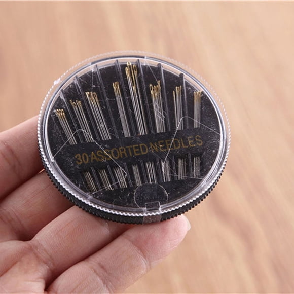 Minkissy 30pcs Tapestry Needles Stainless Steel for Home Use with Large Hole Design