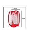 thumbnail image 4 of Collapsible Laundry Baskets Laundry Hamper Laundry Basket for College Dorm (Blue), 4 of 4