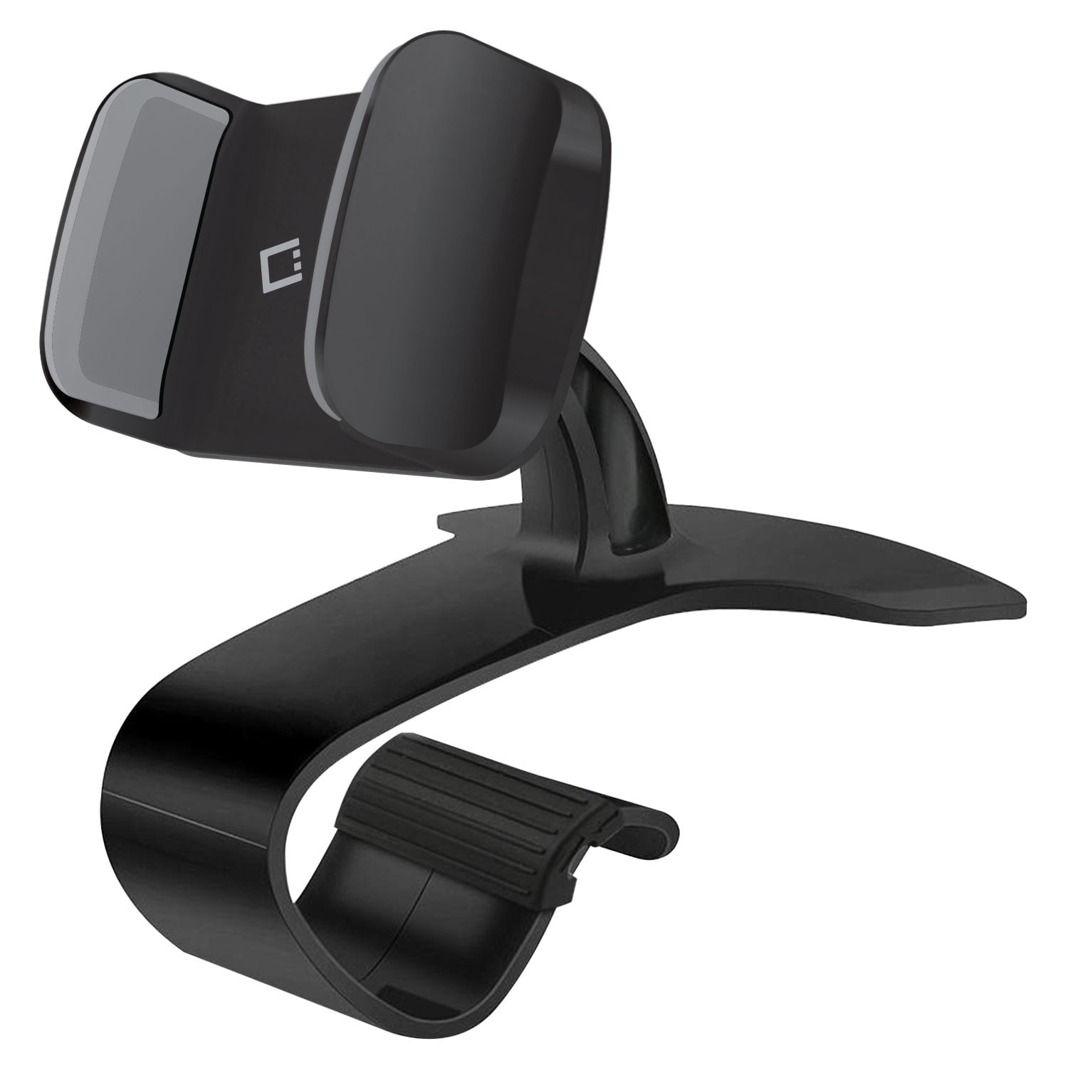 Dashboard Clip Phone Holder, Clip Mount with NonSlip Clamp and 360