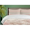 thumbnail image 2 of Ambesonne Pink Duvet Cover Set, Gentle Luscious Springtime, Calking, Pale Rose and Off White, 2 of 4