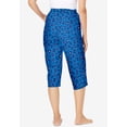 thumbnail image 2 of Dreams & Co. Plus Size Knit Sleep Capri, 2 of 6