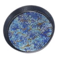 thumbnail image 4 of Tea Tray, Metal Round Tray Serving Platters For Breakfast, Lunch, Dinner, Appetizers, Coffee Table, BBQ And Party, Outdoor And Indoor Use, 4 of 8