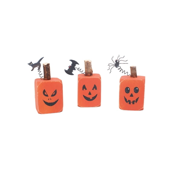 Halloween Pumpkin Block A/3
