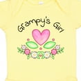 thumbnail image 4 of Inktastic Grampy's Girl Heart Flowers Girls Baby Bodysuit, 4 of 5