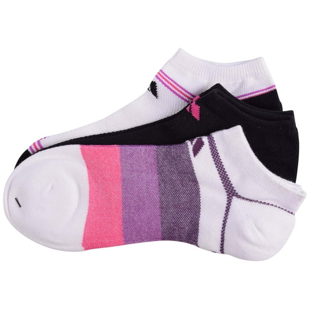 Adidas Women's Superlite No Show Socks -Black/White/Pink Walmart.com