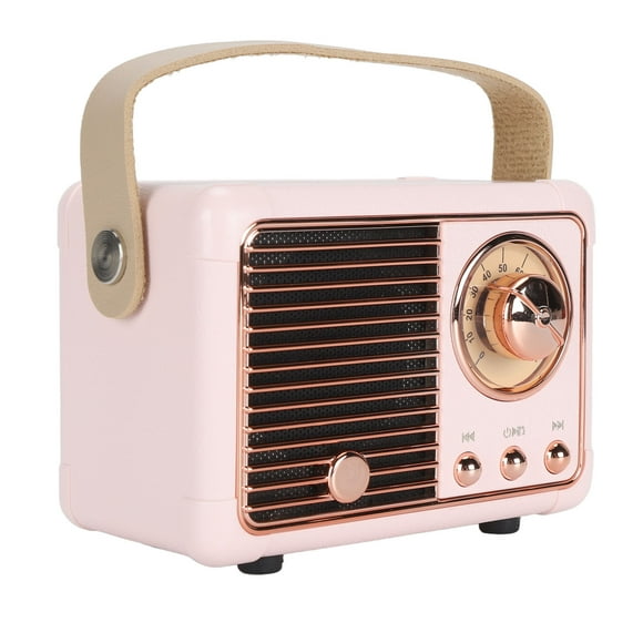 Old Fashion Style Speaker, 400mAh 5.0 Retro Speaker 33ft Transmission Distance for Party ,Blue,Green