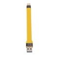 thumbnail image 1 of Cable Corto USB C, Transmisión Eficiente de 10 Gbps Corta USB A A USB C Cable FPC Carga Rápida Flexible para Tableta, 1 of 7
