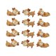 thumbnail image 1 of 12 piezas adorables ciervos en miniatura para dormir estatuilla de juguete para regalo de decoración del hogar 75 cm cm cm Zulema Figuras de ciervos Juguetes, 1 of 8