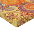 thumbnail image 2 of Ambesonne Abstract Fitted Sheet, Grunge Sun Boho, Twin XL Size, Multicolor, 2 of 3
