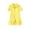 Yellow, variant on EnJoCho Girls Solid Dress toddler Girls Short Sleeved Hooded Zipper Dress towel Fabric for 1 to 8 Years Fashion Beach Travel Casual Soft Dresses
