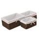 thumbnail image 2 of 3 cestas tejidas para almacenamiento, caja para cosméticos, cestas para servir alimentos, organizador de cocina B, 2 of 9