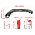 thumbnail image 4 of relayinert Handlebar Brake Clutches Lever Aluminum Cnc Motorcycle Brake Clutches Guard Protector Clutches Brake Red 1Set, 4 of 6