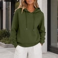 thumbnail image 5 of Fleece Hoodie for Women Ghalytn Pullover Sweatshirt - Casual Loose Fit Top with Pockets, 5 of 9