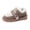 Coffee, variant on Otqutp Toddler Fuzzy Booties Home Slippers Boys Girls Warm Furry House Shoes Kids Flat Bottom Winter Cozy Outdoor Walking Shoes