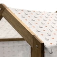 thumbnail image 5 of Anchor Pet House, Anchors and Hearts Romantic Beach Holiday Party Gathering Leisure Tour, Outdoor & Indoor Portable Dog Kennel with Pillow and Cover, 5 Sizes, Vermilion Grey, by Ambesonne, 5 of 5