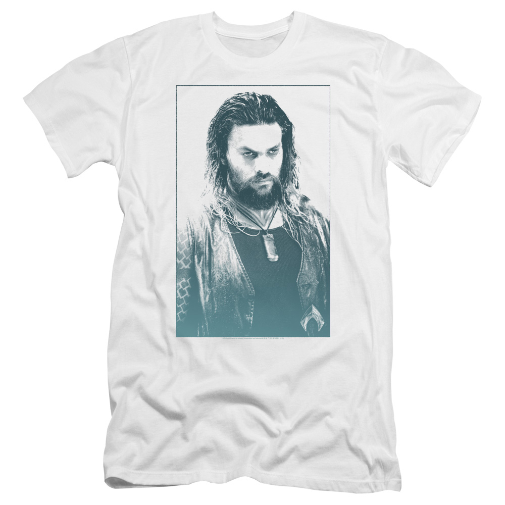 Aquaman Movie Salt Of The Sea Premium S/S Adult 30/1 T-Shirt White