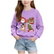 thumbnail image 2 of Sudadera sin capucha para niños, con estampado navideño, cuello redondo, manga larga, forro polar, para niños de talla mediana a grande, blusa de poliéster para niños., 2 of 6
