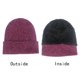 thumbnail image 3 of Traje térmico de tres piezas de lana gorro de invierno bufanda pantalla táctil gl Rojo Verde, 3 of 5