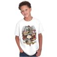 thumbnail image 5 of Love Kills Trust No One Skull Tattoo Crewneck T Shirts Boy Girl Teen Brisco Brands S, 5 of 6