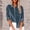 *Dark Blue, variant on Womens Corduroy Button Down Shirts,Long Sleeve Lapel Blouse,Trendly Fall Shackets Tops Green,Womens Plus XL