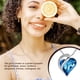 thumbnail image 3 of Niñas corazón colgante collar esposa hija cristal aleación gargantilla aniversario boda mujer pareja joyería personalizada presente azul Inevent AP008258-03, 3 of 6