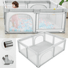 Ethedeal 70*78*26.7" Baby Playpen Infant Large Safety Play Center for 0-6 Years Old