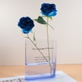 thumbnail image 6 of Capaso Book Vase, Blue Acrylic Tabletop Vase, 6 of 8