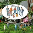 thumbnail image 4 of Hand Painted Figures Assorted Poses Sand Table Tiny Scenery Accessories Scenery Decorative 20pcs 30th, 4 of 9
