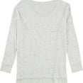 thumbnail image 2 of American Eagle Womens Speckled Pullover Blouse, White, Small, 2 of 2