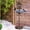 Bronze + Resin, variant on 3-in-1 Garden Bird Bath Bowl Pedestal with Bird Feeder, Large Water Basin, & Underneath Flower Planter - Bronze Resin Outdoor Decor for Backyard