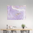 thumbnail image 3 of Bingfone Lavender Glitter Foil Stripes Tapestry Wall Hanging Decor For Living Room Bedroom Dorm Classroom Office Decor 29x37 Inch, 3 of 9