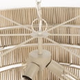 thumbnail image 5 of HomeRoots 392850 5 x 40 x 40 in. Light Brown Six Tier Hanging Chandelier, 5 of 5