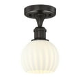 thumbnail image 5 of Innovations Lighting - White Venetian - 1 Light Semi-Flush Mount In Modern, 5 of 7
