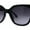 Black Silver Smoke, variant on Womens Metal Jewel Hinge Horn Rim Rectangle Designer Sunglasses Slate Tortoise Black