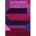 thumbnail image 1 of Ahgly Company Indoor Rectangle Abstract Pink Modern Area Rugs, 6' x 9', 1 of 4