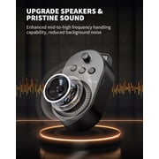 Mini Guitar Amp, 5W Portable Electric Practice Amp with Volume Control, Plug and Play, BT Rechargeable Plug-in Small Speaker for Guitar/Bass/Electric Instruments