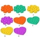 thumbnail image 5 of Vogacara Push Bubble Juguete sensorial Autismo Necesidades especiales Divertido Antiestrés Juguetes para aliviar el estrés para Juguetes Violeta Flor Vogacara FN000172-04, 5 of 6